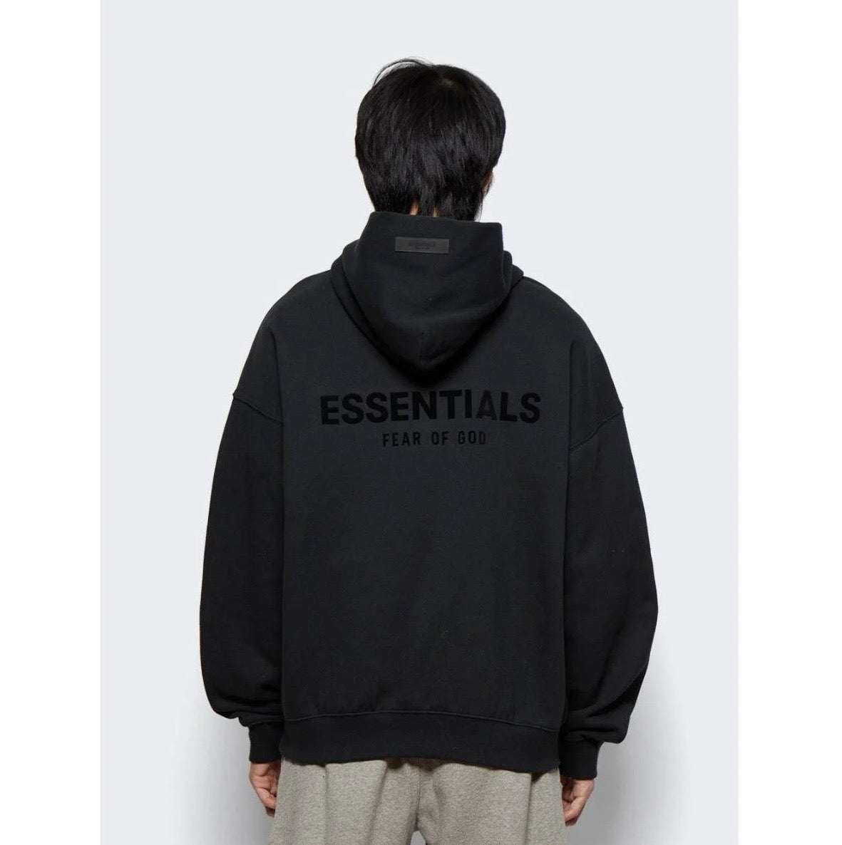 Essentials Fear of God Hoodie – Black (SS22 Oversized Fit)